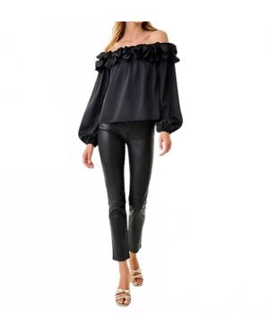 Lilly Pulitzer Analea Off The Shoulder Top - Black
