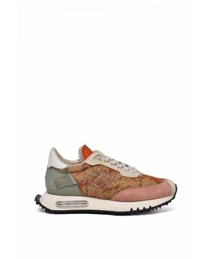 Be Positive Leather/Polyester Sneakers - White