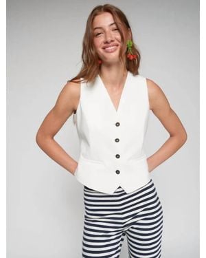 Vilagallo Agata Vest - White