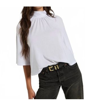 Nation Ltd Bell Half Sleeve Top - Gray