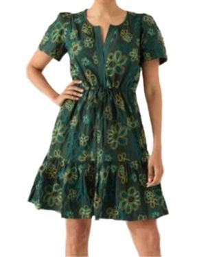 Alivia Bonnie Mini Dress - Green