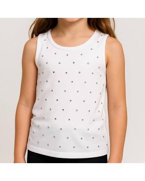 MIA Studded Tank - White