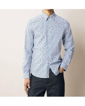 Paul Smith Short Sleeve Tailored Fit Shirt - Blue