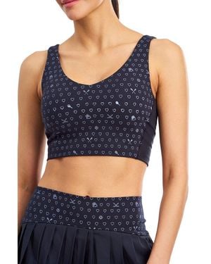 Roberta Roller Rabbit Sporty Hearts Caty Cropped Tank - Blue