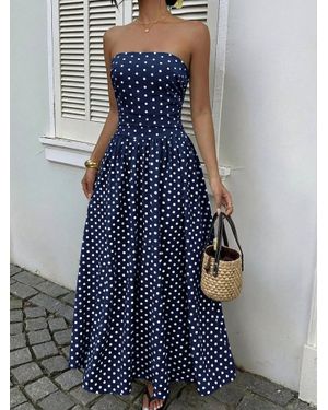 Mccolin Bentley Strapless Dress - Blue