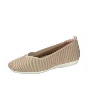 Bussola Valda Knit Ballet Flat - Natural