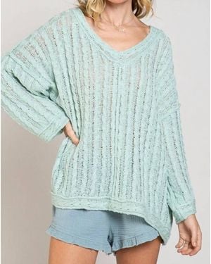 Pol Thin Sweater - Green