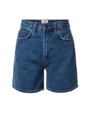 Anine Bing Kat Midweight Shorts - Blue