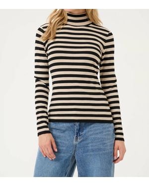 Kaffe Kalizza Rollneck Slim Fit Pullover Sweater - Black