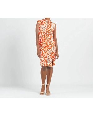 Clara Sunwoo Paisley Print Midi Dress - Red