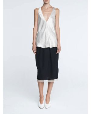 Maria McManus Lace Tulip Skirt - White