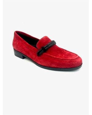 Vaneli Karida Suede Loafer - Red