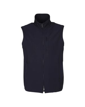 Paul & Shark Gilet Dynamic Stretch Polyester Vest - Blue