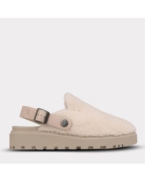 Mykos Lilah Slip-On Travel Mule - Natural