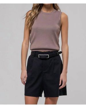 Urban Daizy Riva Knit Top - Black