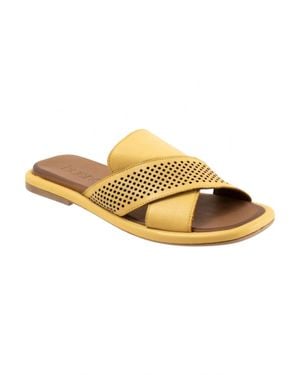 BUENO Eddison Slide Sandal - Yellow