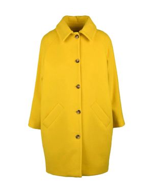 Guttha Mid-Length Coat - Yellow