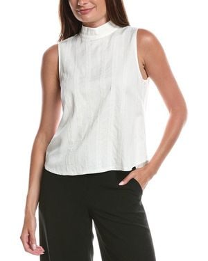 Wit & Wisdom Mix Media Tank - White