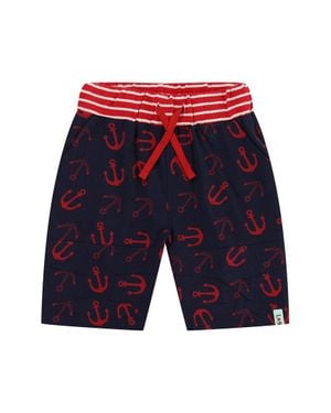 Lilly and Sid Anchor Board Short - Blue