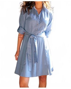 Finley Laine Short Dress - Blue
