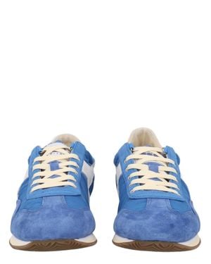 Diadora Equipe Vela Sw Suede Polyester Low-Top Sneakers - Blue