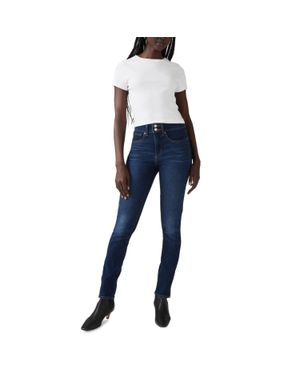 Levi's 311 Shaping Skinny Jeans Double Doo Denim Mid Rise Pall459 - Blue