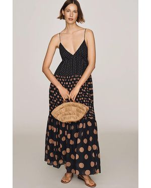 Simon Miller Romi Chiffon Midi Dress - Black