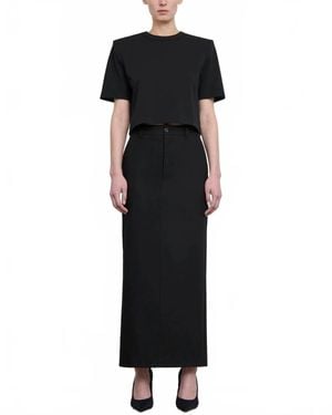 Wardrobe NYC The Shoulder Pad Shirt - Black