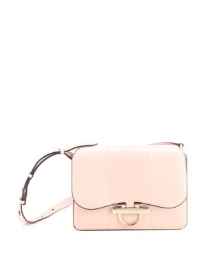 Ferragamo Joanne Shoulder Bag Snakeskin Medium - Pink