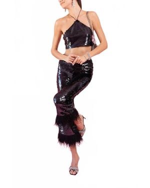 Alexis Zira Halter Top - Black