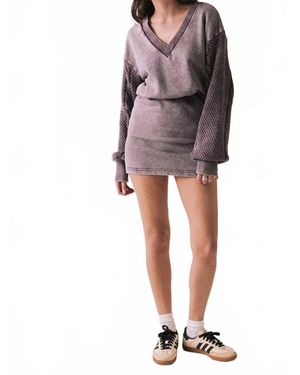 Chaser Brand Channel Mini Dress - Red