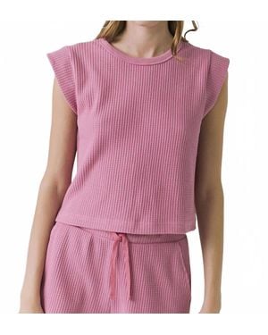 Chaser Brand Frankee Sugar Magnolia Tee - Purple