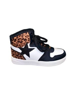 Very G Glitter Star Hightop Sneakers - Blue