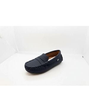 Ralph Miguel Kid's Cosima Penny Loafer Moccasin - Black