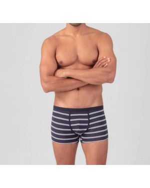 Ron Dorff Boxer Briefs With Double Stripes - Blue