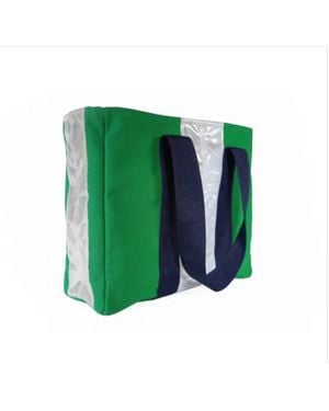 George & Dino Canvas Tote Bag - Green