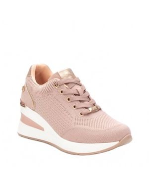 Xti Lace Up Sneaker Sneakers - Pink