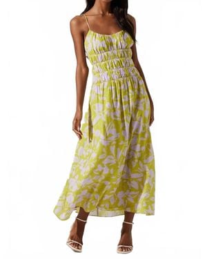 Astr Andrina Dress - Yellow