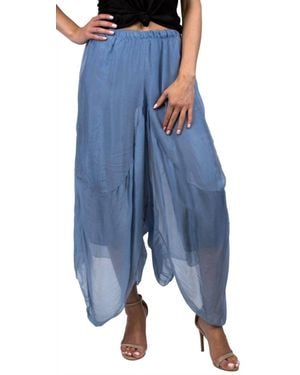 Gigi Moda Macha Wide Leg Pants - Blue