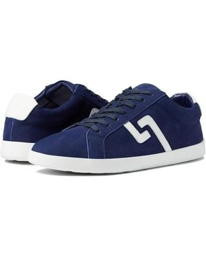 Rollie Prime Sneakers Leather Round Toe Casual Shoes Jobb1745 - Blue