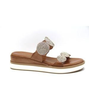 Exe' Amanda 349 Wedge Sandal - Black