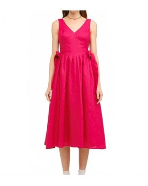 SOFIA The Label Bow Dress - Pink