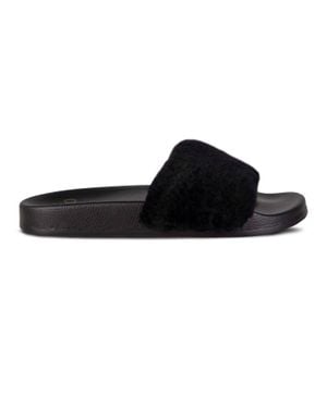 Cloud Nine Bella Sheepskin Slide - Black