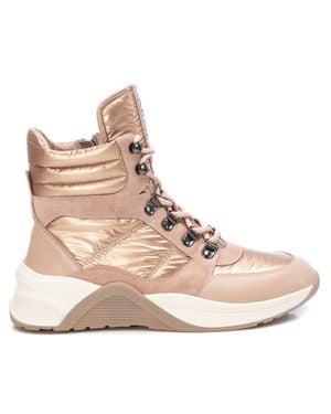 Xti Casual Booties By - Natural