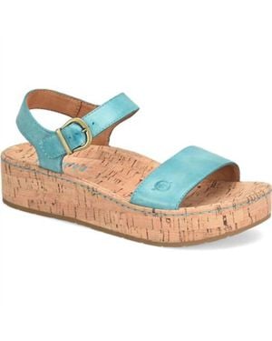 Born Sari Wedge Sandal - Blue