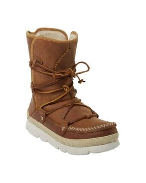 Manitobah Waterproof Pacific Half Winter Boot - Brown