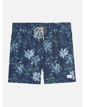 Katin Petals Volley Swim Trunks - Blue
