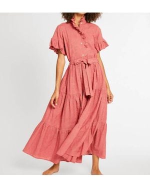 MILLE Victoria Eyelet Dress - Pink