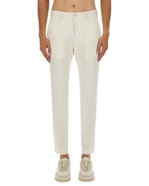 BOSS Tailored Slim Fit Pants - Natural