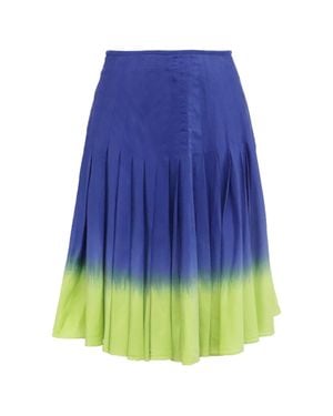 Moschino Tie-Dye Print Midi Skirt - Blue